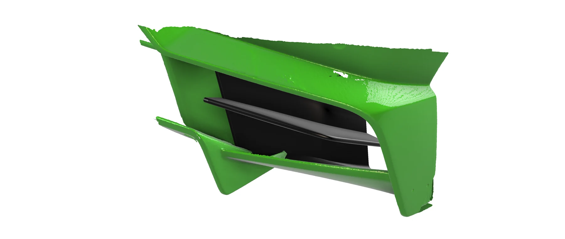 Ontwerp van een luchtrooster voor de Lamborghini